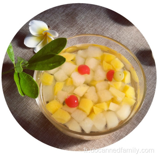 cocktail de fruits tropicaux en conserve de qualité supérieure